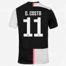 Maglia Juventus NO.11 D.Costa Home 2019 2020 Bianco Nero Maglia Juventus NO.11 D.Costa Home 2019 2020 Bianco Nero