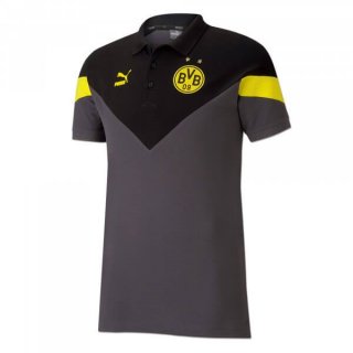 Polo Borussia Dortmund 2019 2020 Nero Grigio