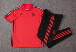 Polo Set Completo Real Madrid 2019 2020 Rosso Nero Polo Set Completo Real Madrid 2019 2020 Rosso Nero