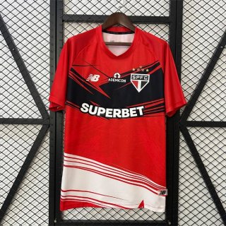 Thailandia Maglia Sao Paulo Pre-Match 2025 2026 Rosso