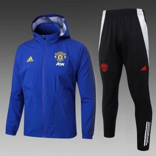 Giacca a vento Manchester United Set Completo 2025 2026 Blu