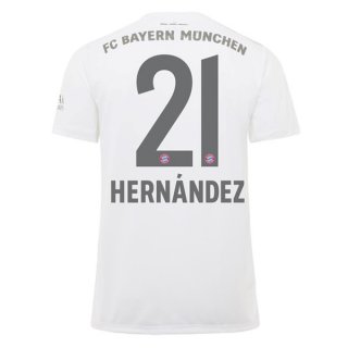Maglia Bayern Munich NO.21 Hernández Away 2019 2020 Bianco