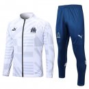 Giacca Marseille 2022 2023 Bianco Blu Giacca Marseille 2022 2023 Bianco Blu