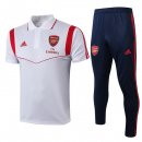 Polo Arsenal Set Completo 2019 2020 Bianco Rosso