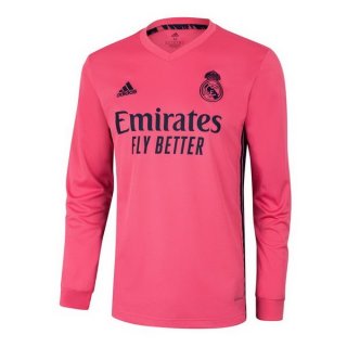 Thailandia Maglia Real Madrid Away Ml 2020 2021 Rosa
