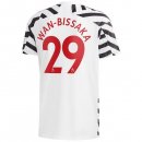 Maglia Manchester United NO.29 Wan Bissaka Terza 2020 2021 Bianco Maglia Manchester United NO.29 Wan Bissaka Terza 2020 2021 Bianco