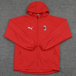 Giacca a vento AC Milan Set Completo 2021 2022 Rosso Nero Giacca a vento AC Milan Set Completo 2021 2022 Rosso Nero