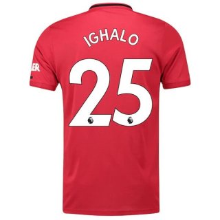 Maglia Manchester United NO.25 Ighalo Home 2019 2020 Rosso