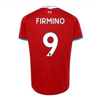 Maglia Liverpool NO.9 Firmino Home 2020 2021 Rosso