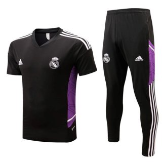 Maglia Real Madrid Set Completo 2022 2023 Nero