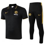Polo Set Completo Inter Milan 2019 2020 Nero Giallo