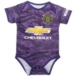 Maglia Manchester United Home Portiere Onesies Bambino 2019 2020 Porpora