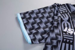 Thailandia Maglia Fiyi Away 2017 2018 Nero Thailandia Maglia Fiyi Away 2017 2018 Nero