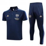 Polo Arsenal Set Completo 2023 2024 Blu