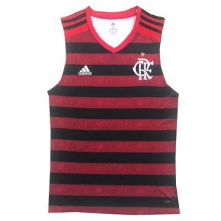 Thailandia Maglia Flamengo Home Sin Mangas 2019 2020 Rosso