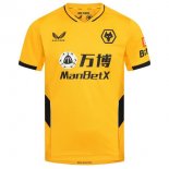 Maglia Wolves Home 2021 2022 Giallo Maglia Wolves Home 2021 2022 Giallo
