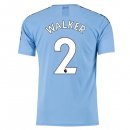 Maglia Manchester City NO.2 Walker Home 2019 2020 Blu
