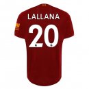 Maglia Liverpool NO.20 Lallana Home 2019 2020 Rosso Maglia Liverpool NO.20 Lallana Home 2019 2020 Rosso