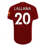 Maglia Liverpool NO.20 Lallana Home 2019 2020 Rosso