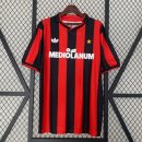 Thailandia Maglia AC Milan Home Retro 1990 1991 Thailandia Maglia AC Milan Home Retro 1990 1991