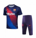 Maglia di Formazione Barcellona Set Completo 2019 2020 Blu Navy Rosso