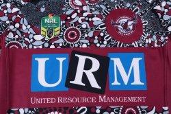 Thailandia Maglia Manly Sea Eagles Indígena 2017 2018 Rosso