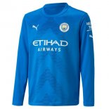 Thailandia Maglia Manchester City Portiere ML 2022 2023 Blu