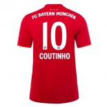 Maglia Bayern Munich NO.10 Coutinho Home 2019 2020 Rosso Maglia Bayern Munich NO.10 Coutinho Home 2019 2020 Rosso