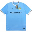 Thailandia Maglia Manchester City Home Retro 2013 2014 Blu Thailandia Maglia Manchester City Home Retro 2013 2014 Blu