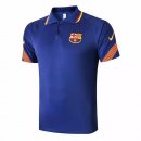 Polo Barcellona 2020 2021 Blu Arancione Polo Barcellona 2020 2021 Blu Arancione