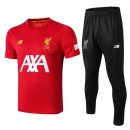 Maglia di Formazione Liverpool Set Completo 2019 2020 Rosso Bianco Nero Maglia di Formazione Liverpool Set Completo 2019 2020 Rosso Bianco Nero