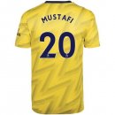 Maglia Arsenal NO.20 Mustafi Away 2019 2020 Giallo Maglia Arsenal NO.20 Mustafi Away 2019 2020 Giallo