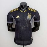 Thailandia Maglia Argentina Edizione Speciale 2022 Nero Thailandia Maglia Argentina Edizione Speciale 2022 Nero