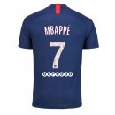 Maglia Paris Saint Germain NO.7 Mbappe Home 2019 2020 Blu Maglia Paris Saint Germain NO.7 Mbappe Home 2019 2020 Blu