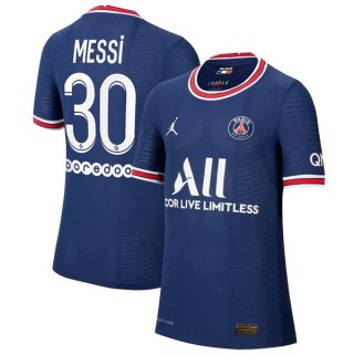 Maglia Paris Saint Germain NO.30 Messi Home Bambino 2021 2022 Blu