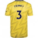 Maglia Arsenal NO.3 Tierney Away 2019 2020 Giallo Maglia Arsenal NO.3 Tierney Away 2019 2020 Giallo