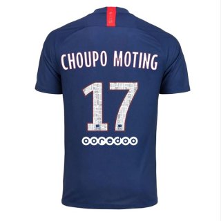 Maglia Paris Saint Germain NO.17 Choupo Moting Home 2019 2020 Blu