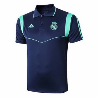 Polo Real Madrid 2019 2020 Blu Verde Navy