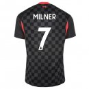 Maglia Liverpool NO.7 Milner Terza 2020 2021 Nero Maglia Liverpool NO.7 Milner Terza 2020 2021 Nero