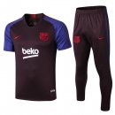 Maglia di Formazione Barcellona Set Completo 2019 2020 Porpora Navy Maglia di Formazione Barcellona Set Completo 2019 2020 Porpora Navy
