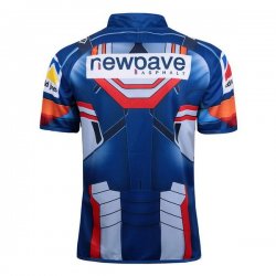 Thailandia Maglia Newcastle Knights Hombre Acero 2017 2018 Blu