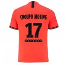 Maglia Paris Saint Germain NO.17 Choupo Moting Away 2019 2020 Arancione