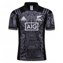 Thailandia Maglia All Blacks Maori 2017 2018 Nero
