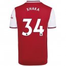 Maglia Arsenal NO.34 Xhaka Home 2019 2020 Rosso