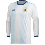 Maglia Argentina Home ML 2019 Bianco Blu