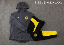 Felpa Cappuccio Set Completo Borussia Dortmund 2022 2023 Grigio Felpa Cappuccio Set Completo Borussia Dortmund 2022 2023 Grigio