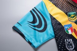 Thailandia Maglia RLWC Selección Nacional 2017 2018 Nero Thailandia Maglia RLWC Selección Nacional 2017 2018 Nero