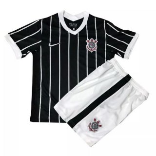 Maglia Corinthians Paulista Away Bambino 2020 2021 Nero