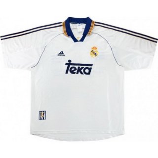 Thailandia Maglia Real Madrid Replica Home Retro 1999 2000 Bianco