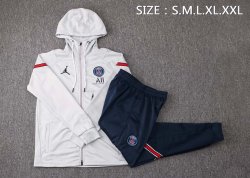 Felpa Cappuccio Paris Saint Germain 2022 Grigio Felpa Cappuccio Paris Saint Germain 2022 Grigio